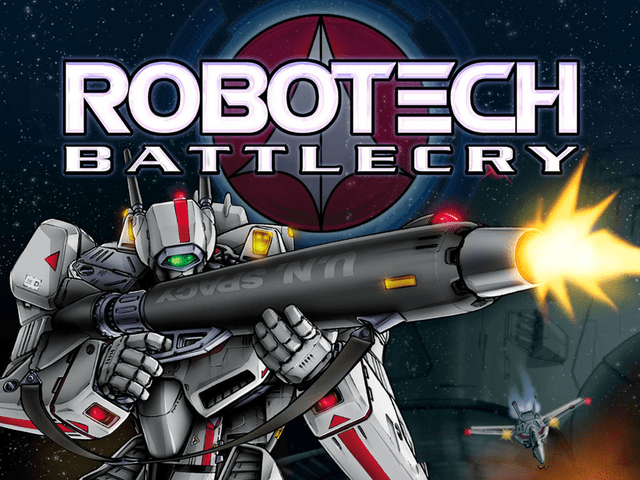 Robotech Battlecry title screen for Xbox